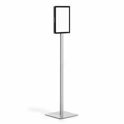 Durable INFO STAND BASIC A4 1 ST 501257 (501257) Stand d'information Métal, Plastique Gris - Vue supplémentaire 4
