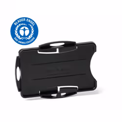 Durable 898910, Porte-badge, Paysage/portrait, Plastique, Noir, 8,7 cm, 5,4 cm