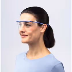 Durable 343507 lunette de sécurité Lunettes de sécurité Plastique Bleu