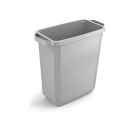 Durable 1800503050 poubelle Rectangulaire Plastique Gris