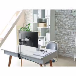 Durable 509423 support d'écran plat pour bureau 27" Argent Mur