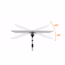 Durable 509423 support d'écran plat pour bureau 27" Argent Mur - Vue supplémentaire 5