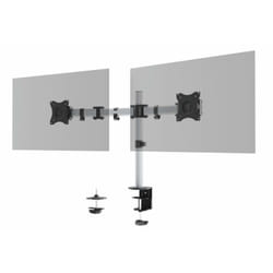 Durable 509523 support d'écran plat pour bureau 27" Argent Mur