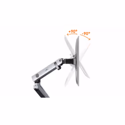 Durable 509723 support d'écran plat pour bureau 32" Argent Mur - Vue supplémentaire 4