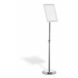 Durable 479823 support de panneau et stand d'information A4 Aluminium, Plastique, Acier Argent