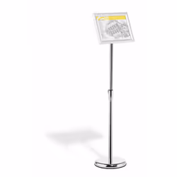 Durable 479823 support de panneau et stand d'information A4 Aluminium, Plastique, Acier Argent - Vue supplémentaire 4
