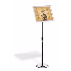 Durable 479923 support de panneau et stand d'information A3 Aluminium, Plastique, Acier Argent - Vue supplémentaire 4