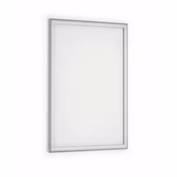 Durable 500823, Rectangle, Argent, Aluminium, Monochromatique, Pas de motif, 450 x 625 mm