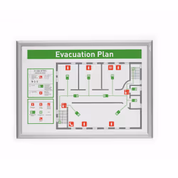 Durable 500823 Cadre de mur 450 x 625 mm Rectangle Argent Aluminium - Vue supplémentaire 7