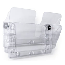 Durable Flexiplus Présentoir à livres 2 étagères Transparent