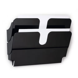 Durable Flexiplus Présentoir à livres 2 étagères Noir