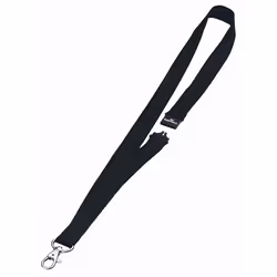 Durable Lacet textile 20 avec fermeture de sécurité Noire, Noir, 20 mm, 440 mm, 10 pièce(s)