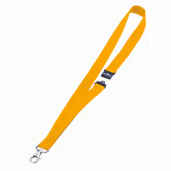 Durable 813704, Porte-badge, Textile, Jaune, 20 mm, 440 mm