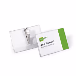 Durable 811119 badge et porte-badges Badge nominatifs PVC 25 pièce(s)