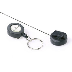 Durable 822258 Accessoire de porte-badge Porte-badge avec enrouleur Charbon de bois 10 pièce(s)