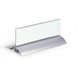 Durable Deluxe plaque nominative Acrylique, Aluminium Rectangle