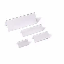 Durable 803519 plaque nominative Acrylique Rectangle