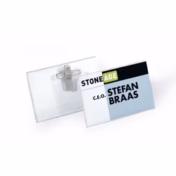 Durable Badge avec pince combi 8101