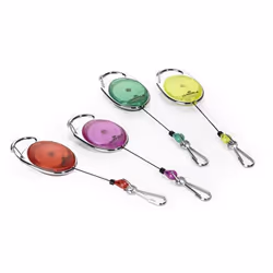 Durable 832705, Porte-badge avec enrouleur, Vert, Argent, 1 pièce(s), Métal