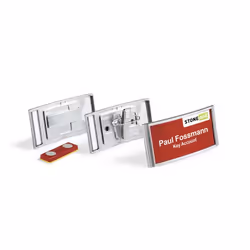 Durable Porte-badges classic avec aimant - 34 x 74 mm
