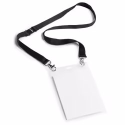 Durable 852501 badge et porte-badges Badge nominatifs Textile 10 pièce(s)