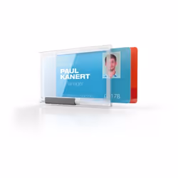 Durable 8921-19, Paysage/portrait, Plastique, Transparent, Bord, 54 mm, 87 mm