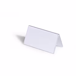 Durable 805119 plaque non-métallique Transparent PVC