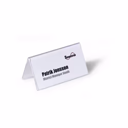 Durable 805119 plaque non-métallique Transparent PVC