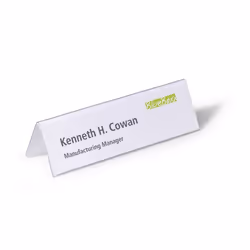 Durable 805219 plaque non-métallique Transparent