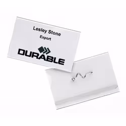 Durable 8604-19, Paysage, Plastique, Transparent, 90 mm, 54 mm, 10 pièce(s)