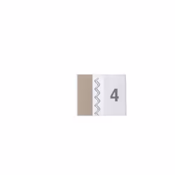 Durable Onglets autocollants Tabfix 200 mm 2 lignes