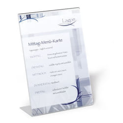 Durable 8596-19 Support de panneau A4 Acrylique Transparent