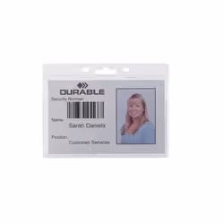 Durable 999108012, Transparent, 8,6 cm, 5,4 cm, 50 pièce(s)