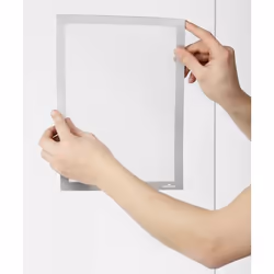 Durable DURAFRAME Sun A4 Support de panneau Argent