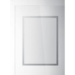 Durable 484223 cadre magnétique A3 Argent