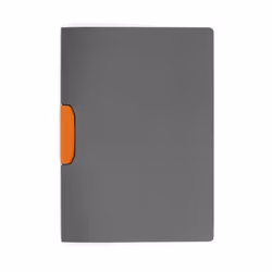 Durable Duraswing, Gris, Orange, Plastique, Polypropylène (PP), 30 feuilles, A4, Clip de fixation