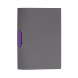 Durable Duraswing, Gris, Violet, Plastique, Polypropylène (PP), 30 feuilles, A4, Clip de fixation