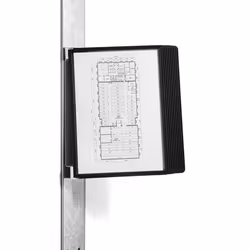 Durable VARIO, Mur, Portrait, A4, Noir