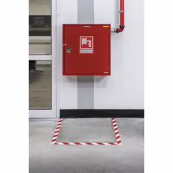 Durable 1726132 ruban d'étanchéité Adapté à une utilisation à l'intérieur 30 m Rouge/Blanc
