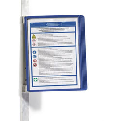 Durable - 591407 Panneau transparent bleu foncé (l x h x p) 325 x 360 x 260 mm din A4