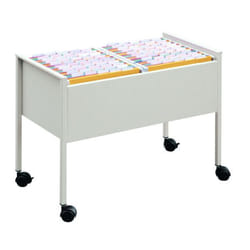 Durable 100 Duo Boîte à archives Acier inoxydable Gris