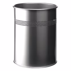 Durable Waste basket, 15 L, Rond, Métal, Métallique, 26 cm, 315 mm