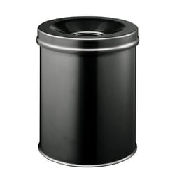 Durable 3305-01 15 L Rond Acier Noir