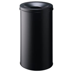 Durable 3307-01 60 L Rond Acier Noir