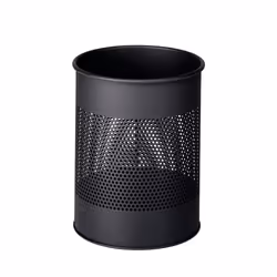 Durable 3310-01, 15 L, Rond, Métal, Noir, 26 cm, 315 mm