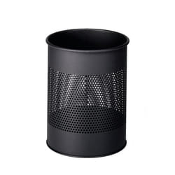 Durable 3310-01 15 L Rond Métal Noir