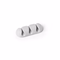 Durable Cavoline Clip 3, Support de câbles, Bureau, Plastique, Gris