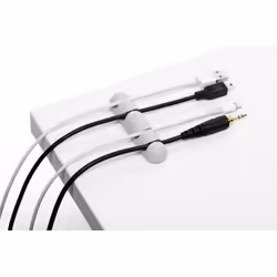 Durable Cavoline Clip 4, Support de câbles, Bureau, Plastique, Gris