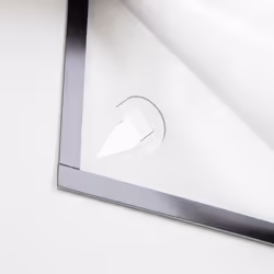 Durable DURAFRAME Wallpaper A4 Support de panneau Argent