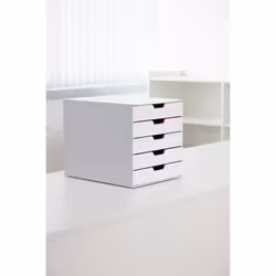 Durable VARICOLOR Mix 5 Boîte à archives Plastique Multicolore, Blanc